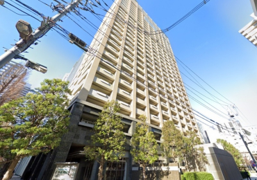 現地外観写真　平成15年築、地上29階建・制震構造タワーレジデンス「東京レジデンス」