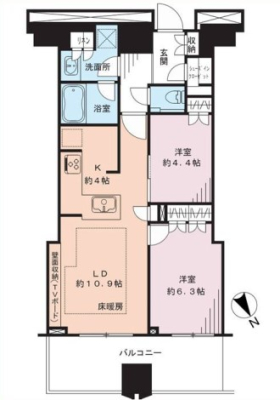 　ペットと暮らせる38階高層階、リビングに床暖房設備のあるお部屋です。