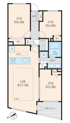 �@�t�@�~���[����3LDK�̊Ԏ��B